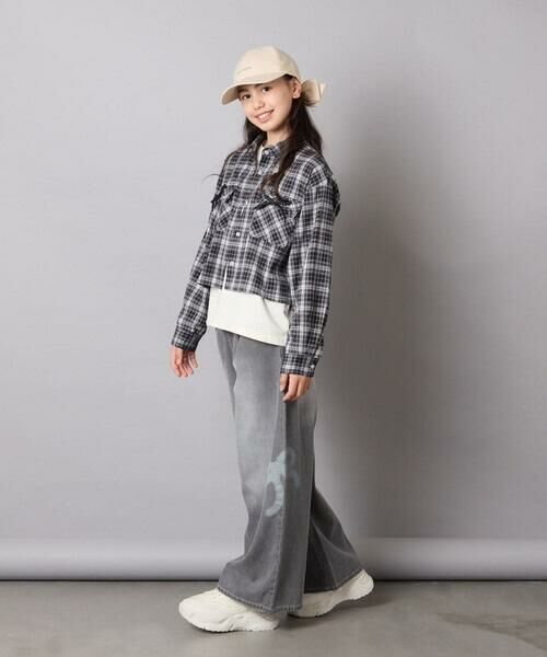 a.v.v / アー・ヴェ・ヴェ シャツ・ブラウス | [130-160]クロップドチェックシャツ | 詳細21