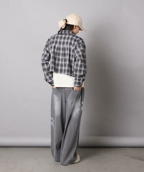 a.v.v / アー・ヴェ・ヴェ シャツ・ブラウス | [130-160]クロップドチェックシャツ | 詳細22