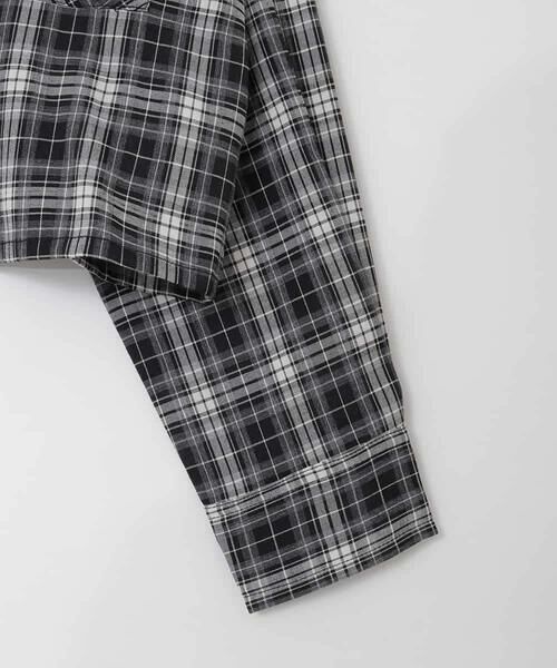 a.v.v / アー・ヴェ・ヴェ シャツ・ブラウス | [130-160]クロップドチェックシャツ | 詳細8