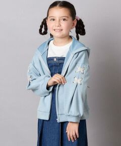 a.v.v / アー・ヴェ・ヴェ カーディガン・ボレロ | [120-160]レースアップダンボールパーカー