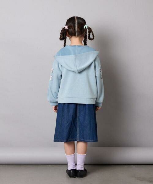 a.v.v / アー・ヴェ・ヴェ カーディガン・ボレロ | [120-160]レースアップダンボールパーカー | 詳細10