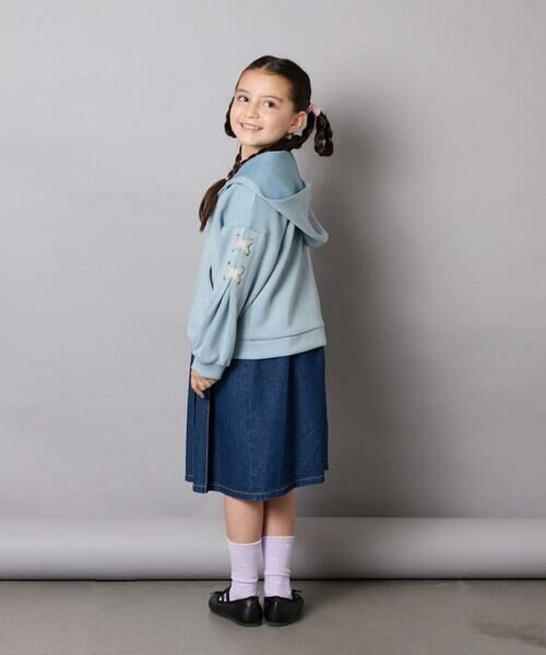 a.v.v / アー・ヴェ・ヴェ カーディガン・ボレロ | [120-160]レースアップダンボールパーカー | 詳細11