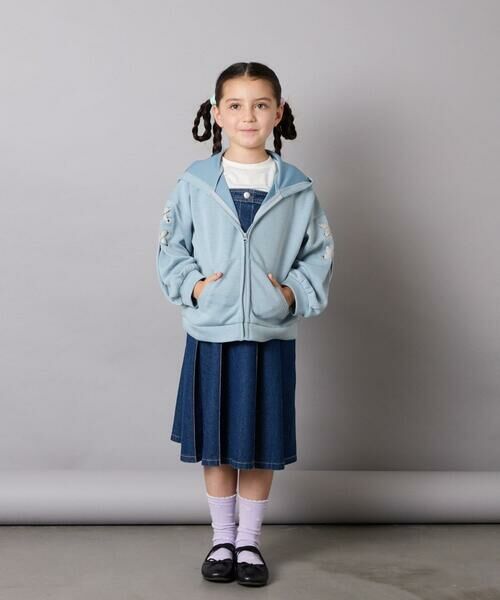 a.v.v / アー・ヴェ・ヴェ カーディガン・ボレロ | [120-160]レースアップダンボールパーカー | 詳細7