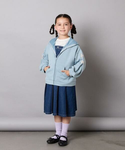 a.v.v / アー・ヴェ・ヴェ カーディガン・ボレロ | [120-160]レースアップダンボールパーカー | 詳細8