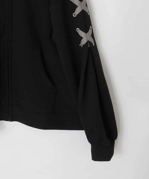 a.v.v / アー・ヴェ・ヴェ カーディガン・ボレロ | [120-160]レースアップダンボールパーカー | 詳細25