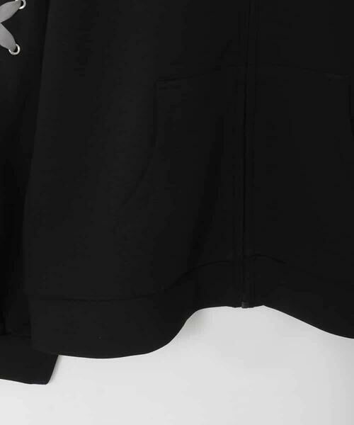 a.v.v / アー・ヴェ・ヴェ カーディガン・ボレロ | [120-160]レースアップダンボールパーカー | 詳細27