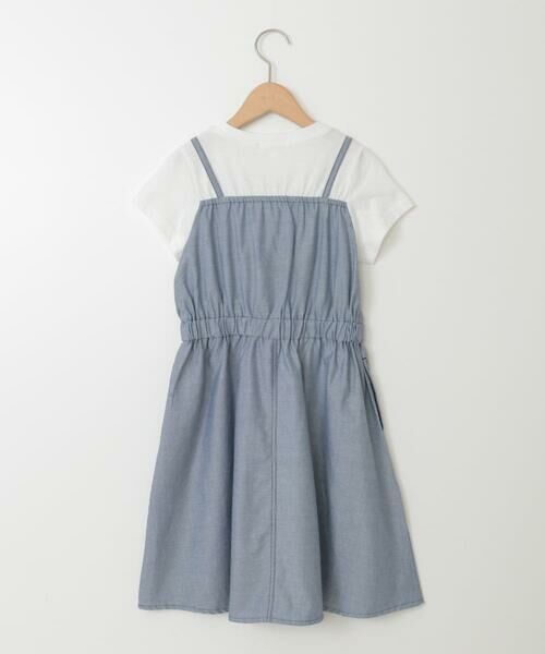 a.v.v / アー・ヴェ・ヴェ ロング・マキシ丈ワンピース | [120-160]【接触冷感/ジメジメ対策】フロントレースアップドッキングワンピース | 詳細2