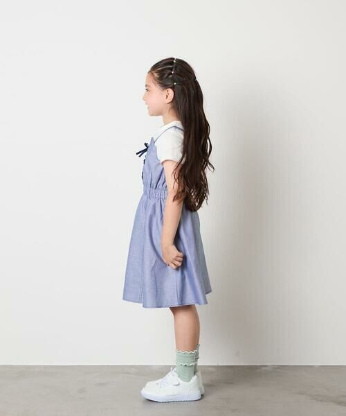 a.v.v / アー・ヴェ・ヴェ ロング・マキシ丈ワンピース | [120-160]【接触冷感/ジメジメ対策】フロントレースアップドッキングワンピース | 詳細27