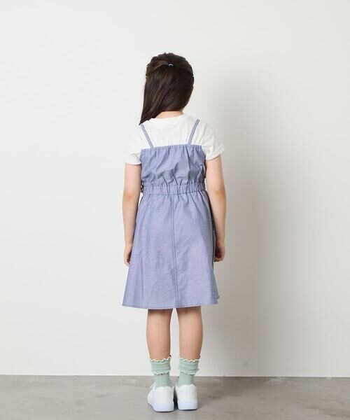 a.v.v / アー・ヴェ・ヴェ ロング・マキシ丈ワンピース | [120-160]【接触冷感/ジメジメ対策】フロントレースアップドッキングワンピース | 詳細28