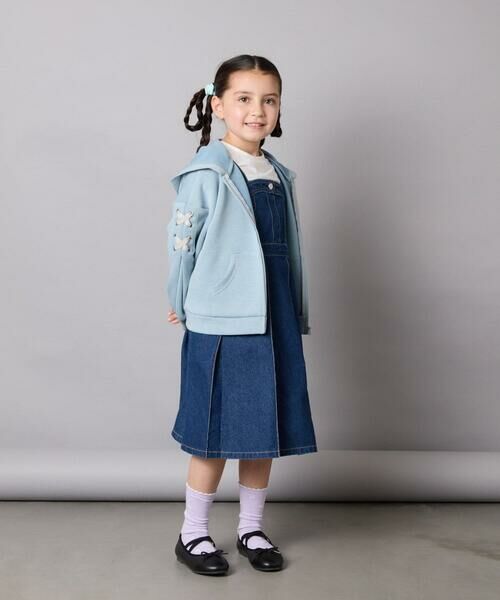 a.v.v / アー・ヴェ・ヴェ ロング・マキシ丈ワンピース | [130-160]デニムプリーツジャンスカ | 詳細18