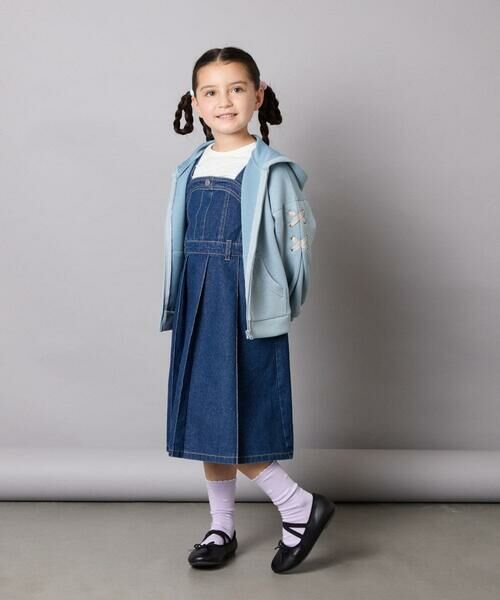 a.v.v / アー・ヴェ・ヴェ ロング・マキシ丈ワンピース | [130-160]デニムプリーツジャンスカ | 詳細19