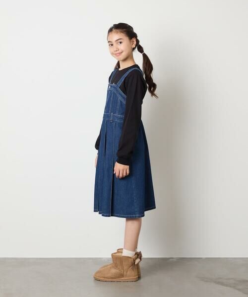 a.v.v / アー・ヴェ・ヴェ ロング・マキシ丈ワンピース | [130-160]デニムプリーツジャンスカ | 詳細8