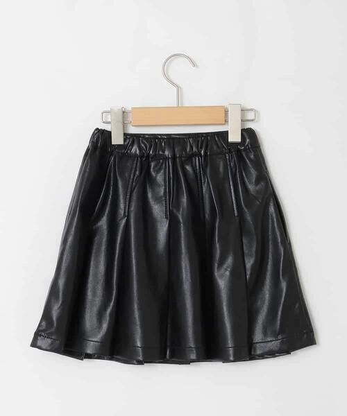 a.v.v / アー・ヴェ・ヴェ ミニ・ひざ丈スカート | [120-160]フェイクレザープリーツスカート | 詳細15