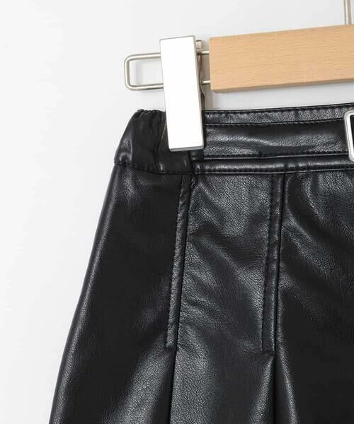a.v.v / アー・ヴェ・ヴェ ミニ・ひざ丈スカート | [120-160]フェイクレザープリーツスカート | 詳細16