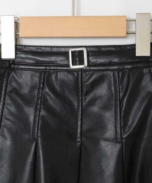 a.v.v / アー・ヴェ・ヴェ ミニ・ひざ丈スカート | [120-160]フェイクレザープリーツスカート | 詳細17