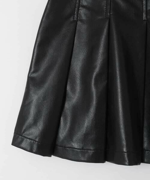a.v.v / アー・ヴェ・ヴェ ミニ・ひざ丈スカート | [120-160]フェイクレザープリーツスカート | 詳細18