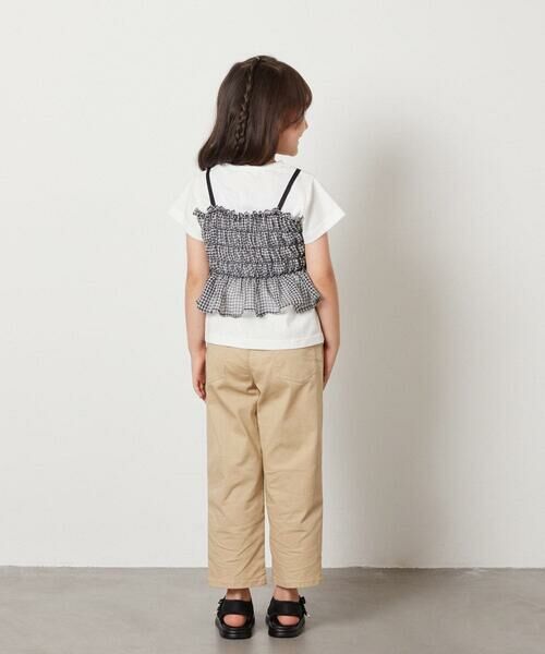 a.v.v / アー・ヴェ・ヴェ カットソー | [140-150]チュールキャミドッキングＴシャツ | 詳細17