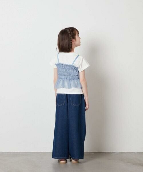 a.v.v / アー・ヴェ・ヴェ カットソー | [140-150]チュールキャミドッキングＴシャツ | 詳細8