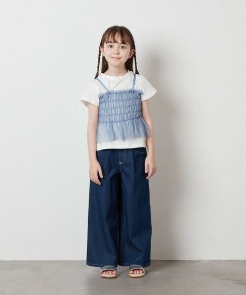 a.v.v / アー・ヴェ・ヴェ カットソー | [160]チュールキャミドッキングＴシャツ | 詳細15