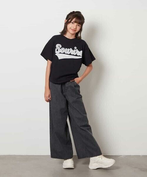 a.v.v / アー・ヴェ・ヴェ カットソー | 【接触冷感/ジメジメ対策/毛玉になりにくい/安心の綿100％/イージーケア】[140-150]アソートアートゆるＴシャツ | 詳細14