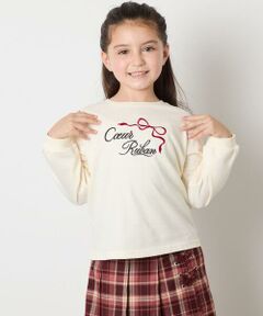 a.v.v / アー・ヴェ・ヴェ カットソー | 【毛玉になりにくい/安心の綿100％】[120-160]アソートロゴロンＴ