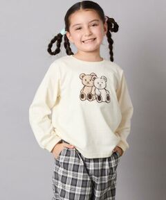 a.v.v / アー・ヴェ・ヴェ カットソー | 【毛玉になりにくい/安心の綿100％】[100-150]アソートモチーフロンＴ