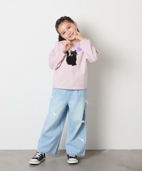 a.v.v / アー・ヴェ・ヴェ カットソー | 【毛玉になりにくい/安心の綿100％】[100-150]アソートモチーフロンＴ | 詳細10