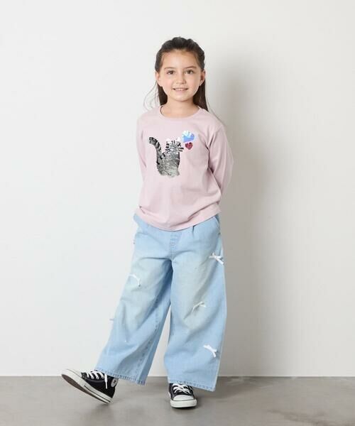 a.v.v / アー・ヴェ・ヴェ カットソー | 【毛玉になりにくい/安心の綿100％】[100-150]アソートモチーフロンＴ | 詳細11