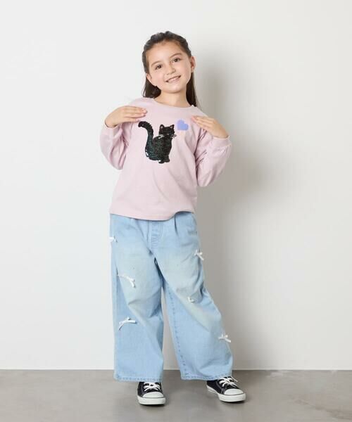 a.v.v / アー・ヴェ・ヴェ カットソー | 【毛玉になりにくい/安心の綿100％】[100-150]アソートモチーフロンＴ | 詳細9