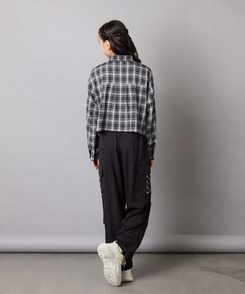 a.v.v / アー・ヴェ・ヴェ チノ・ワークパンツ | [130-160]サイドレースアップカーゴパンツ | 詳細11