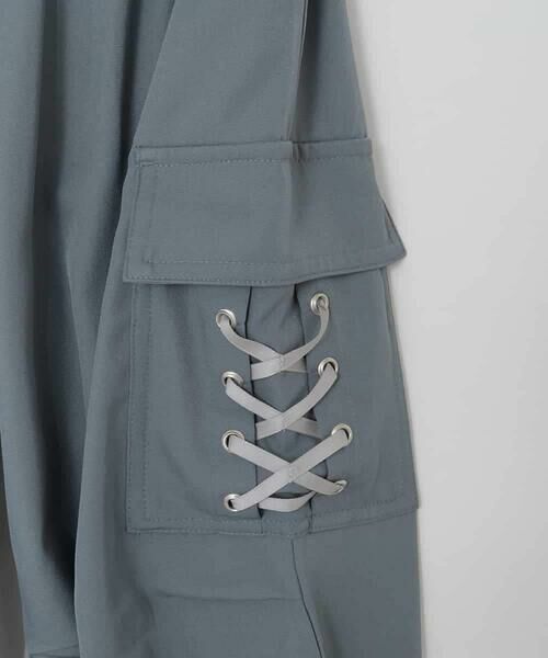 a.v.v / アー・ヴェ・ヴェ チノ・ワークパンツ | [130-160]サイドレースアップカーゴパンツ | 詳細18