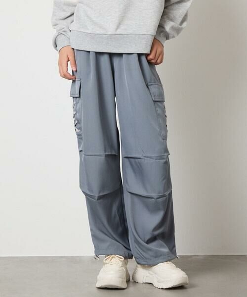 a.v.v / アー・ヴェ・ヴェ チノ・ワークパンツ | [130-160]サイドレースアップカーゴパンツ | 詳細20