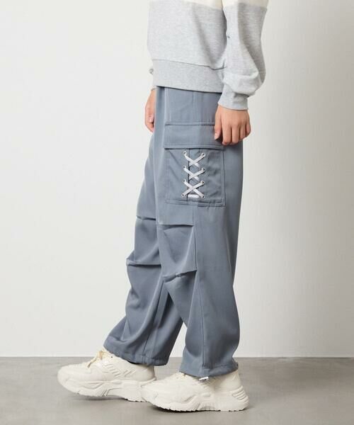 a.v.v / アー・ヴェ・ヴェ チノ・ワークパンツ | [130-160]サイドレースアップカーゴパンツ | 詳細21