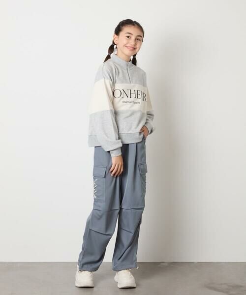 a.v.v / アー・ヴェ・ヴェ チノ・ワークパンツ | [130-160]サイドレースアップカーゴパンツ | 詳細22