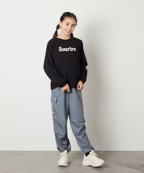 a.v.v / アー・ヴェ・ヴェ チノ・ワークパンツ | [130-160]サイドレースアップカーゴパンツ | 詳細29