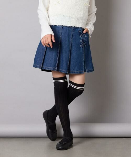 a.v.v / アー・ヴェ・ヴェ ショート・ハーフ・半端丈パンツ | [110-160]レースアッププリーツスカパン | 詳細11