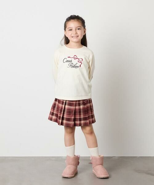 a.v.v / アー・ヴェ・ヴェ ショート・ハーフ・半端丈パンツ | [110-160]レースアッププリーツスカパン | 詳細2