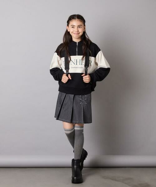 a.v.v / アー・ヴェ・ヴェ ショート・ハーフ・半端丈パンツ | [110-160]レースアッププリーツスカパン | 詳細21