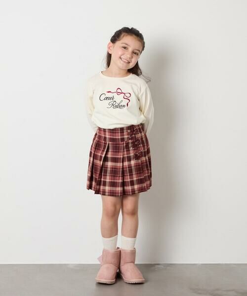 a.v.v / アー・ヴェ・ヴェ ショート・ハーフ・半端丈パンツ | [110-160]レースアッププリーツスカパン | 詳細3