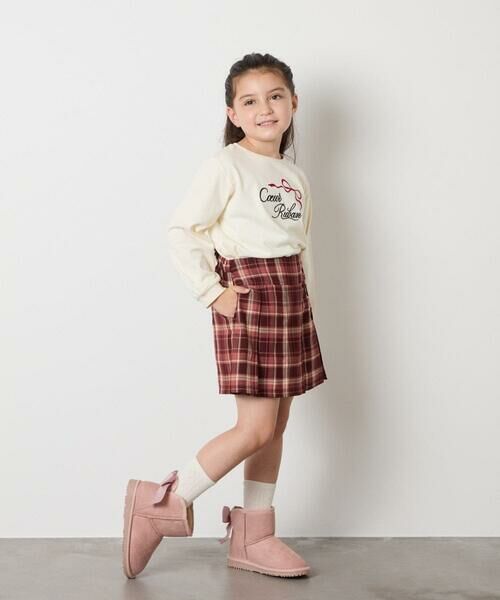 a.v.v / アー・ヴェ・ヴェ ショート・ハーフ・半端丈パンツ | [110-160]レースアッププリーツスカパン | 詳細5