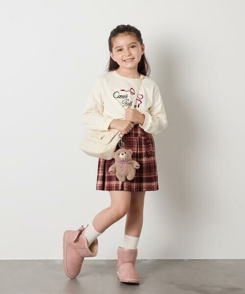 a.v.v / アー・ヴェ・ヴェ ショート・ハーフ・半端丈パンツ | [110-160]レースアッププリーツスカパン | 詳細7