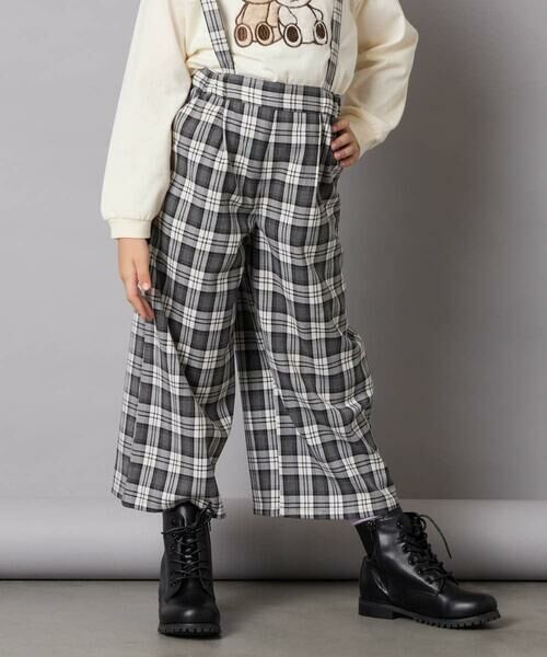 a.v.v / アー・ヴェ・ヴェ その他パンツ | [120-160]サス付きチェックワイドパンツ | 詳細2