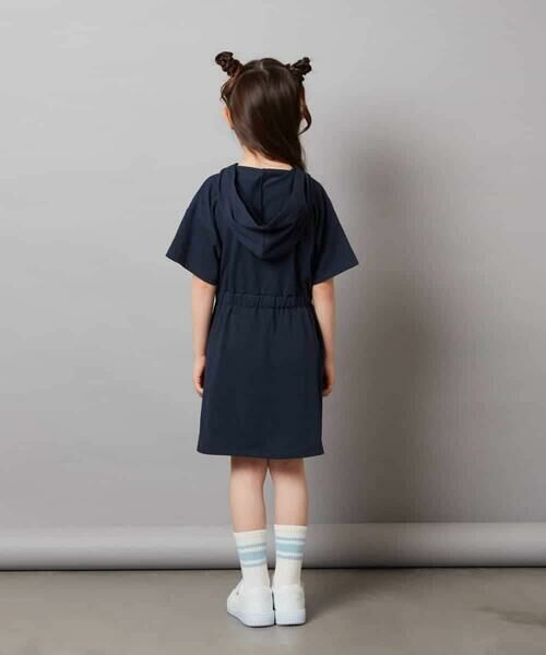 a.v.v / アー・ヴェ・ヴェ ロング・マキシ丈ワンピース | 【接触冷感/ジメジメ対策/毛玉になりにくい】[140-150]ハーフジップフーディワンピース | 詳細10