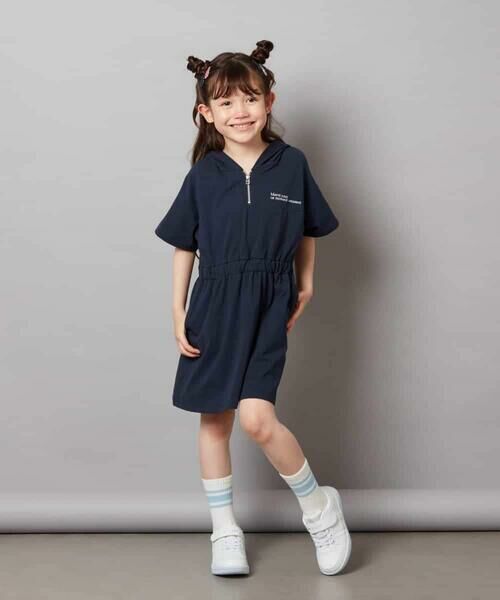 a.v.v / アー・ヴェ・ヴェ ロング・マキシ丈ワンピース | 【接触冷感/ジメジメ対策/毛玉になりにくい】[160]ハーフジップフーディワンピース | 詳細4