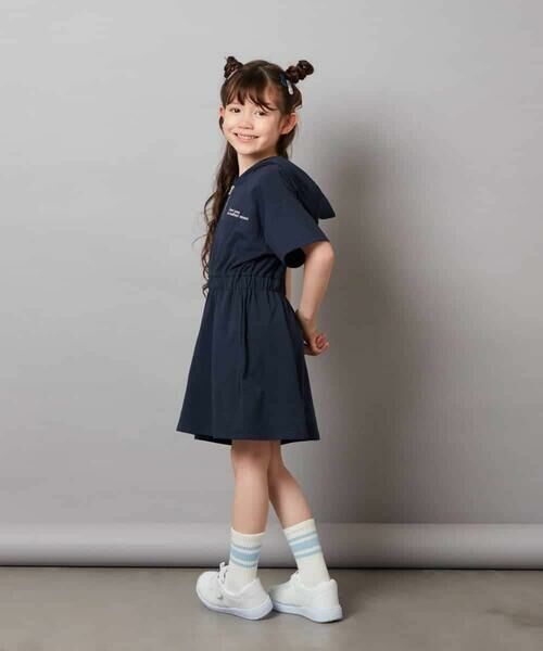 a.v.v / アー・ヴェ・ヴェ ロング・マキシ丈ワンピース | 【接触冷感/ジメジメ対策/毛玉になりにくい】[160]ハーフジップフーディワンピース | 詳細8