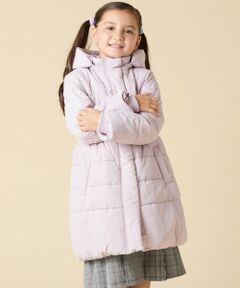 a.v.v / アー・ヴェ・ヴェ ダウンジャケット・ベスト | [100-160]【フード取り外し可能/お家で洗える】フィット＆フレア中綿ロングコート