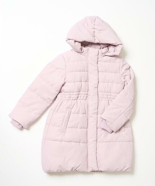 a.v.v / アー・ヴェ・ヴェ ダウンジャケット・ベスト | [100-160]【フード取り外し可能/お家で洗える】フィット＆フレア中綿ロングコート | 詳細9