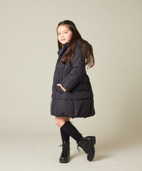 a.v.v / アー・ヴェ・ヴェ ダウンジャケット・ベスト | [100-160]【フード取り外し可能/お家で洗える】フィット＆フレア中綿ロングコート | 詳細11
