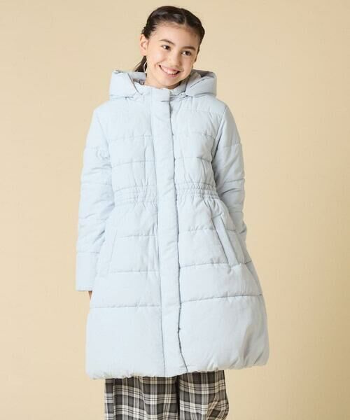 a.v.v / アー・ヴェ・ヴェ ダウンジャケット・ベスト | [100-160]【フード取り外し可能/お家で洗える】フィット＆フレア中綿ロングコート | 詳細26