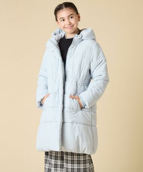 a.v.v / アー・ヴェ・ヴェ ダウンジャケット・ベスト | [100-160]【フード取り外し可能/お家で洗える】フィット＆フレア中綿ロングコート | 詳細27